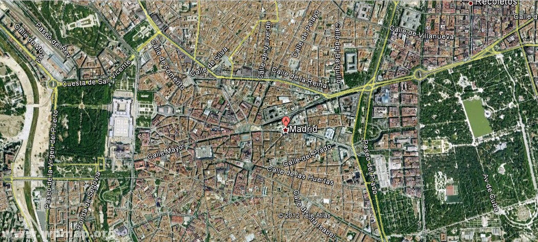 Satellite Map Of Madrid Satellite Images Map Pictures