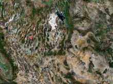 satellite map of nevada