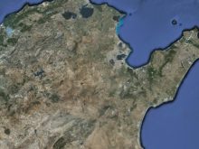 satellite map of tunisia2