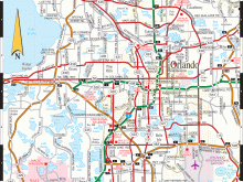 map of orlando