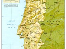 detailed_relief_and_administrative_map_of_portugal