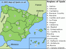 regions of spain