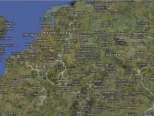 satellite map of belgium2