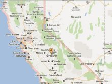 satellite map of california1