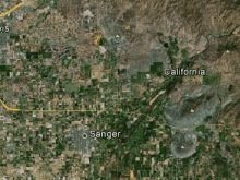 satellite map of california3