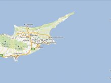 satellite map of cyprus