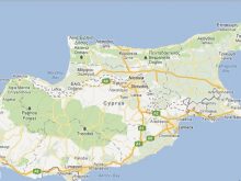 satellite map of cyprus1
