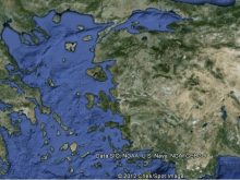 satellite map of greece5