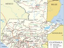 Map of Guatemala