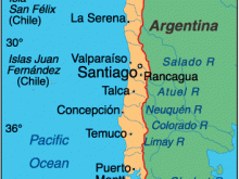 map of chile