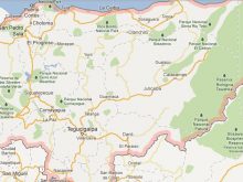satellite map honduras2