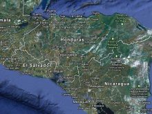 satellite map honduras3