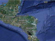 satellite map honduras5