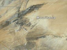 satellite map mauritania2