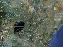 satellite map of kenya2