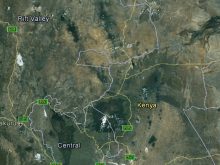 satellite map of kenya4