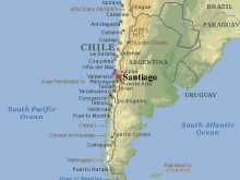 Santiago Chile map