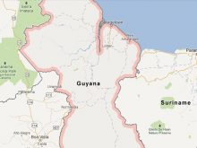 satellite map guyana1