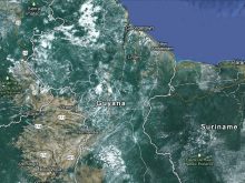 satellite map guyana2