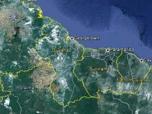 satellite map guyana4