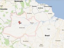satellite map of amazonas