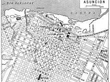 Map of Asuncion 1922