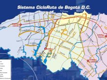 Bogota Bicycle Map