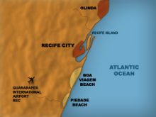 map of recife