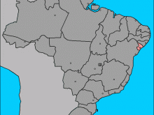 map of sergipe