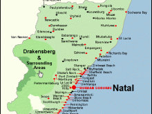 map of natal