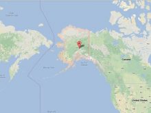 satellite map of alaska