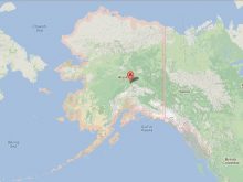 satellite map of alaska