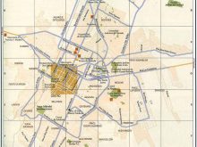 Map of Saltillo