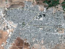 map of kobane