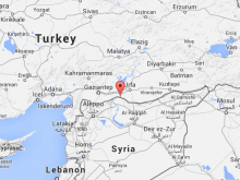 map of location of kobane2c syria data