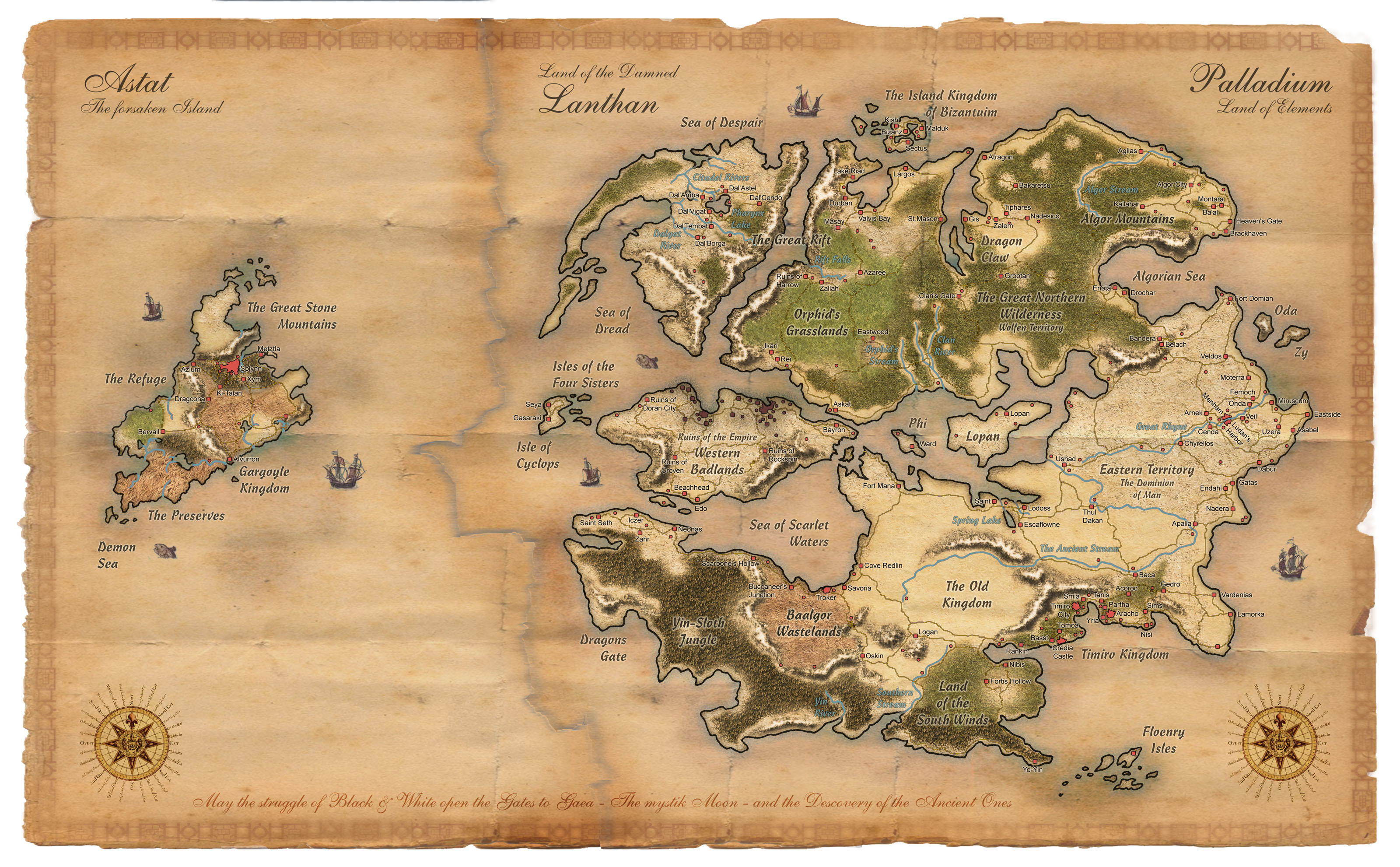 Fantasy World Map 01 By Paramenides Mapstock Deviantart Com On