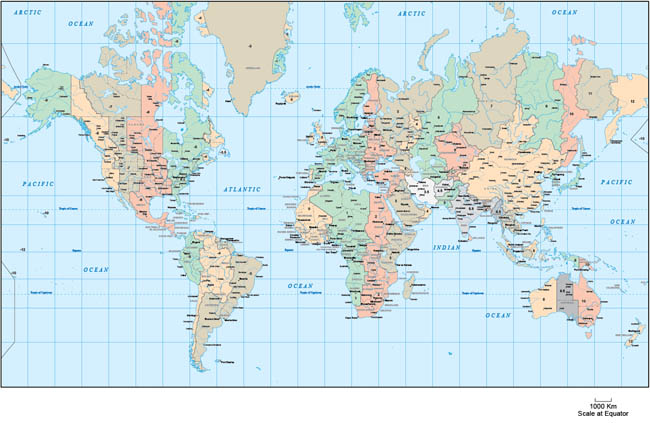 World Map Time Zones Pdf