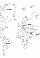 printable world maps