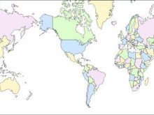 free printable world map
