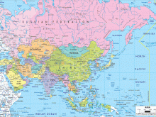 asia map political