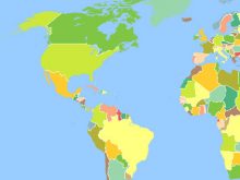 interactive world map