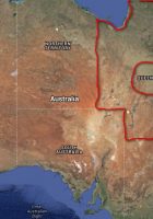 map of Queensland