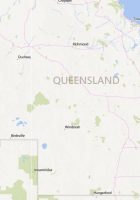 map of Queensland