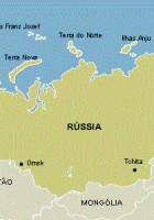 mapa da russia