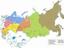 russian federation map