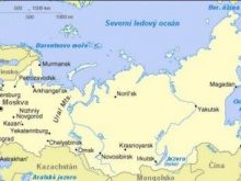 map of russia