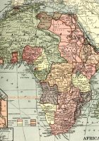 1910 map of the colonization of africa