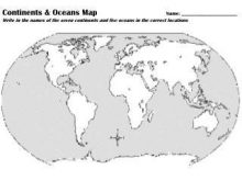 continents and oceans ppt