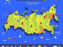 27552619 Russia map infographic political map individual states blue green card paper 3D vector Stock Vector.jpg