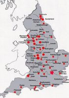 map of england